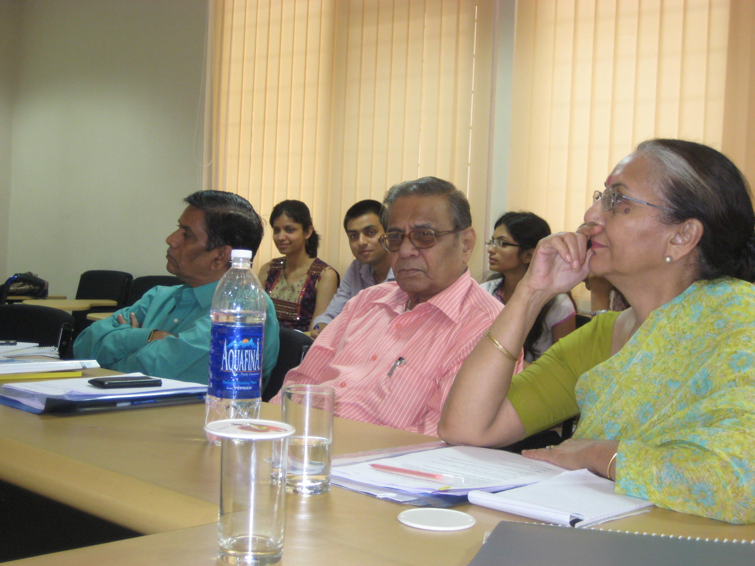 Committee Member Mr. J. P. Gdkari and Chairperson Dr. Sudha Kaul.
